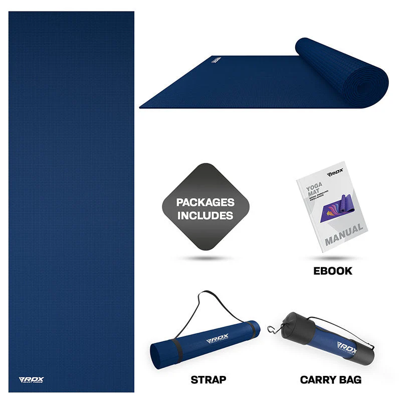 RDX SC Iris 6mm PVC Tapis de Yoga - Image 3