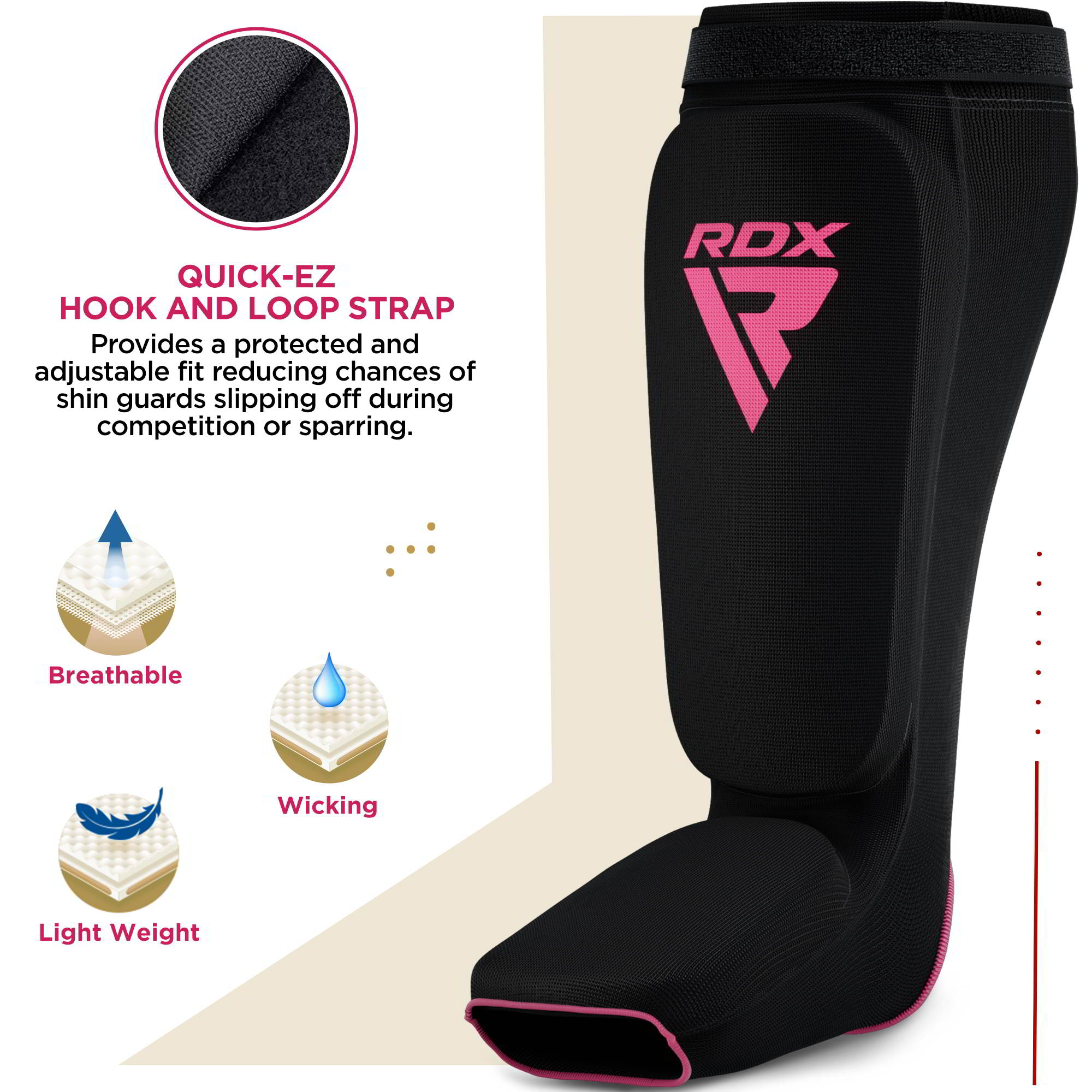 RDX SIB Rembourré Protège Tibias OEKO-TEX® Standard 100 certified - Image 23