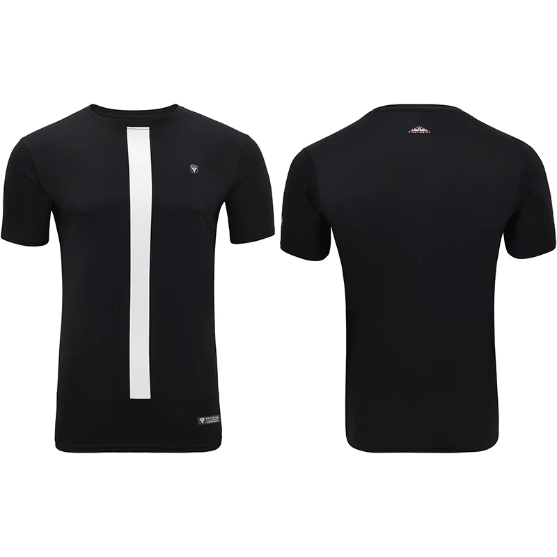 RDX T15 Nero T-shirt Noir et Blanc à Manches Courtes S Blanc noir Polyester - Image 5