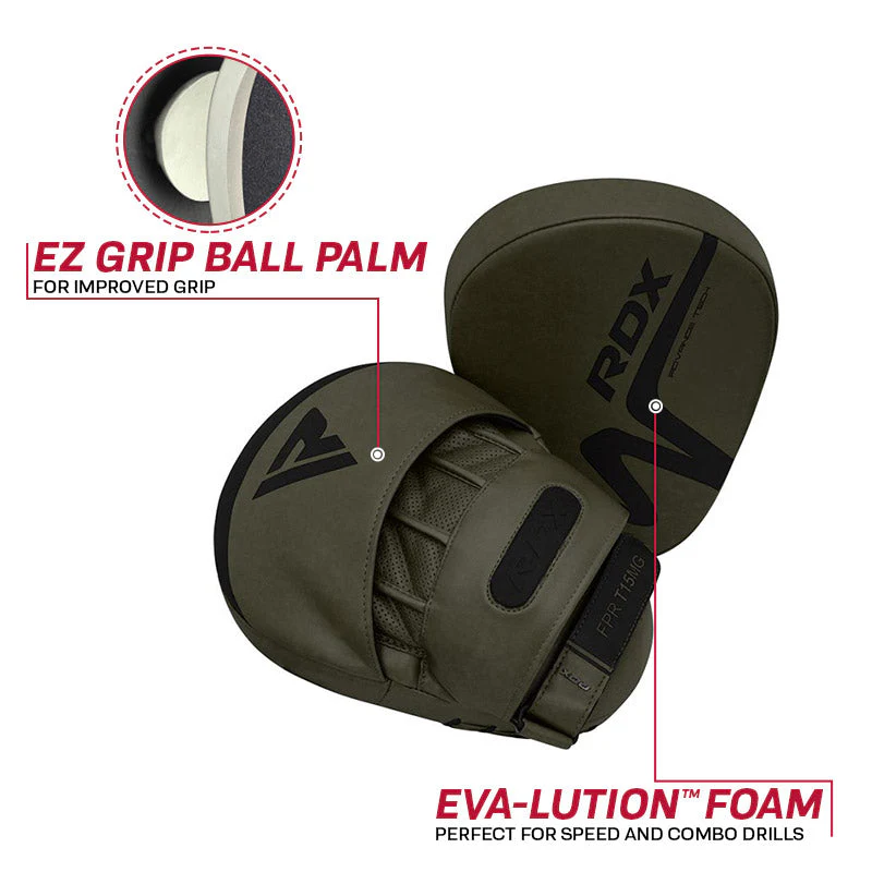 RDX T15 Nero Vert Mat Pads De Boxe - Image 3