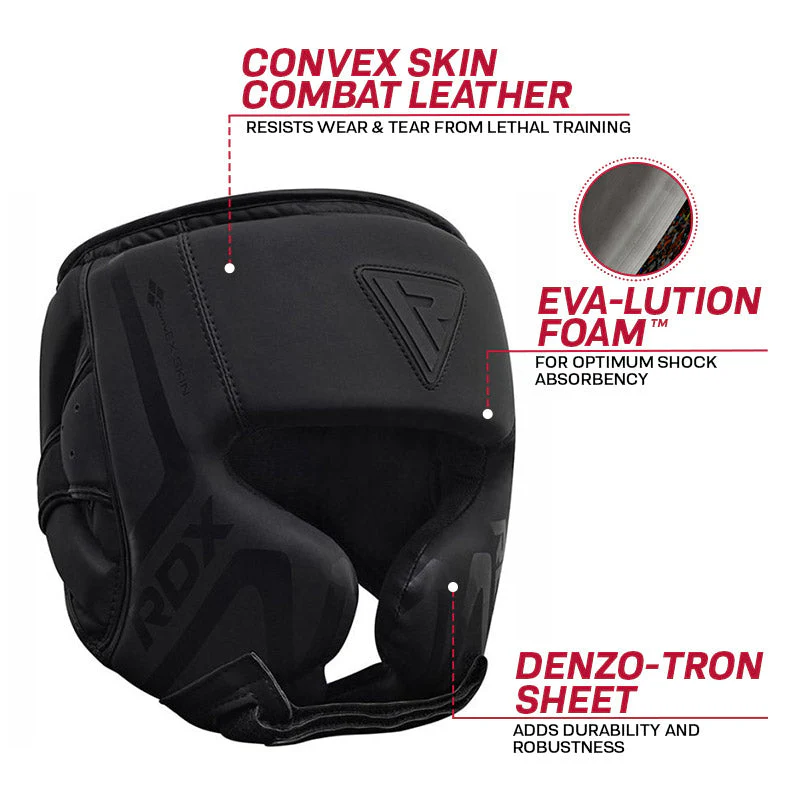 RDX T15 Noir Casque De Boxe - Image 5