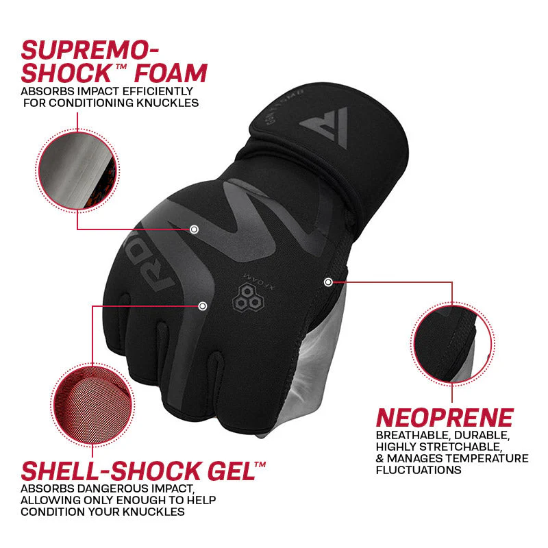 RDX T15 Noir Gants Intérieurs - Image 2