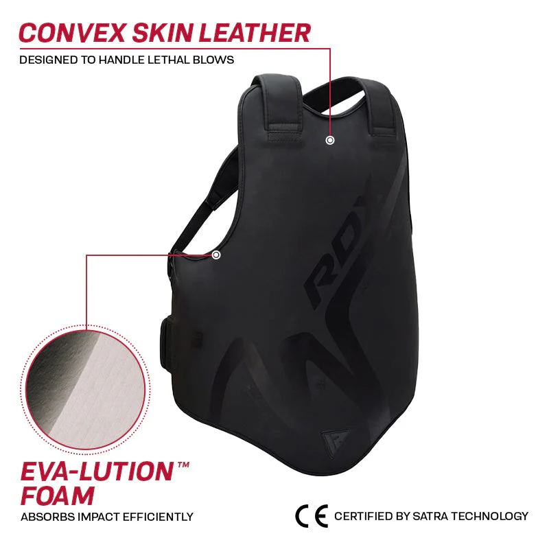 RDX T15 Plastron Noir - Image 3