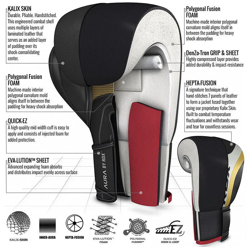 RDX T17 Aura Gants De Boxe  - Image 3