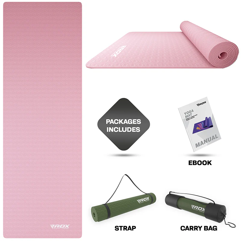 RDX YM 6mm Tapis De Yoga En Caoutchouc TPE - Image 41